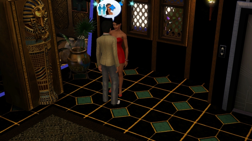 Ari and Marisol go out for a date at The Hieroglyph - Ari's favorite restaurant.