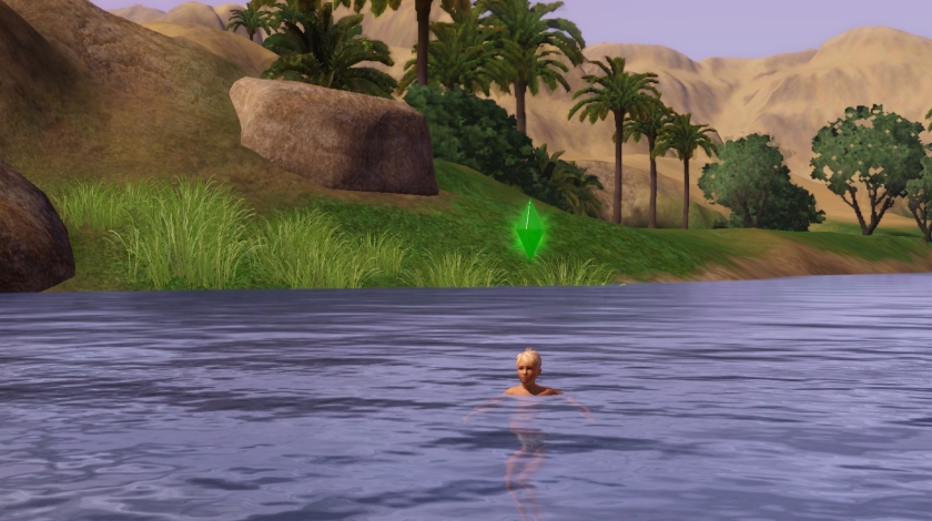 Me, swimming in the Nile River